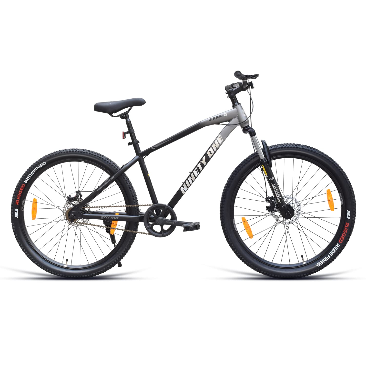 Ninety One Drago 24T Single Speed - Black Grey-image-4
