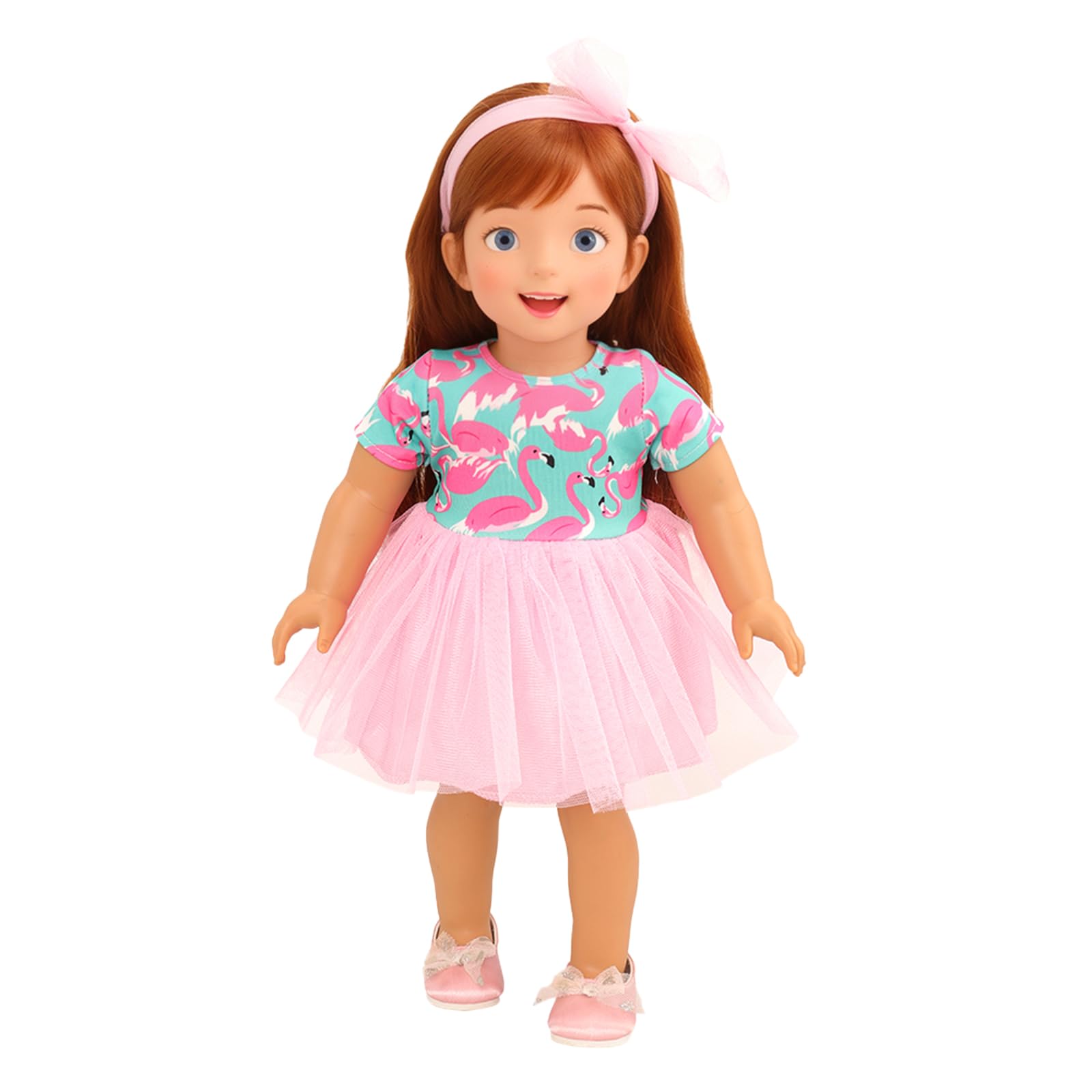 BARWA Doll Clothes and Accessories for 18 inch Girl Dolls Mermaid Casual Tutu Dress, Outfits, Swimsuit, Underwear… (C: Tutu Dress)