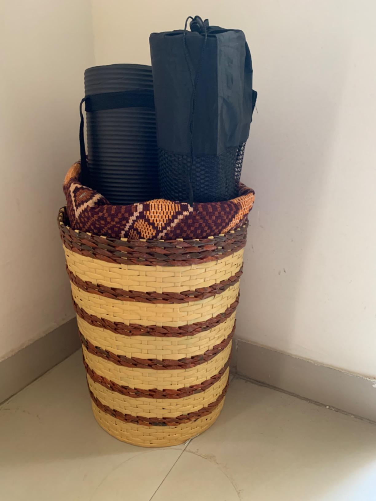 Sukirti Handmade Collapsible Waste Paper Bin (9 x 10 in) main image 0