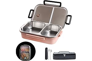 WORTHBUY Stainless Steel Lunch Container, Functional and Durable Food Companion