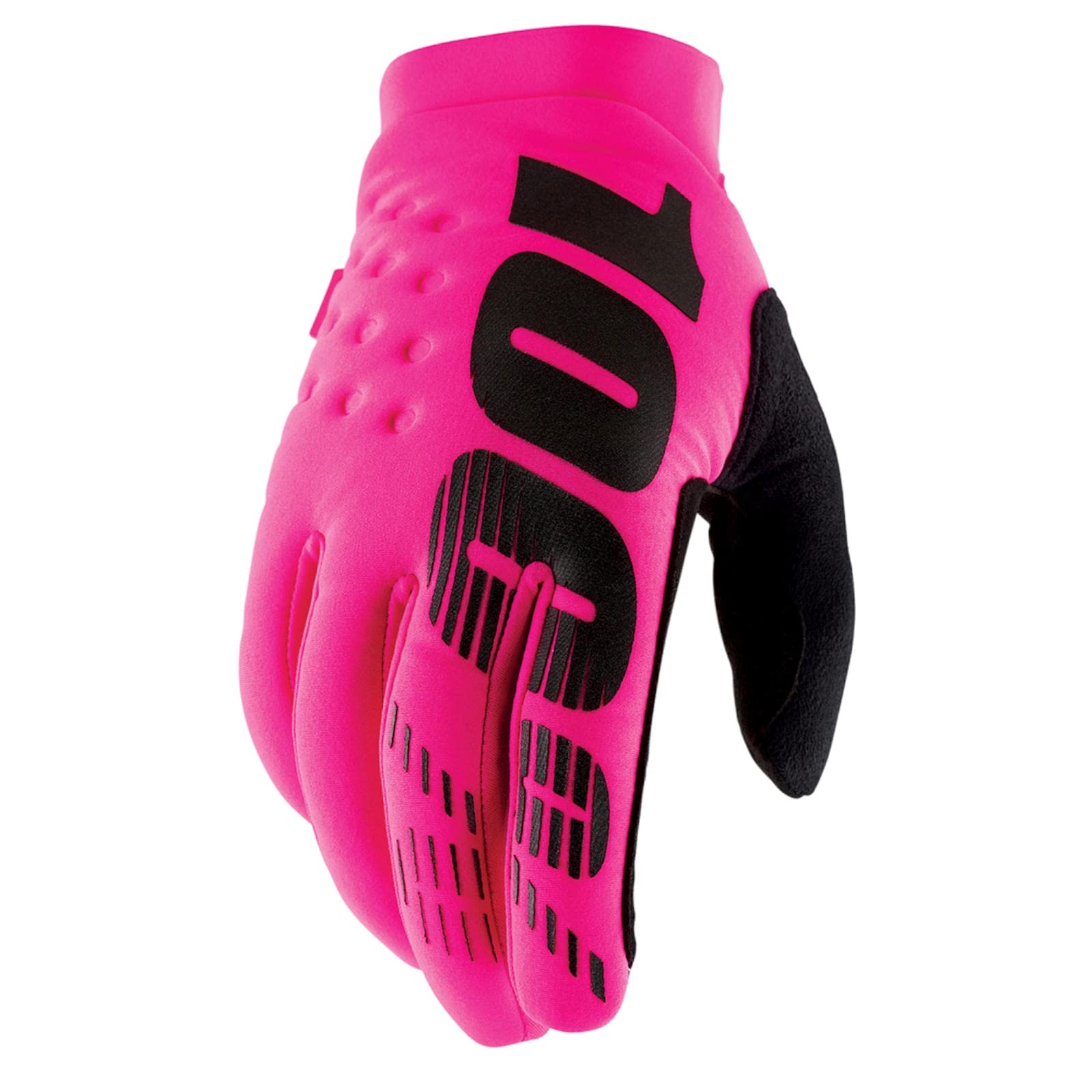 100% Guantes BRISKER Gloves L Guantes, Adultos Unisex, Neon Pink (Rosa)