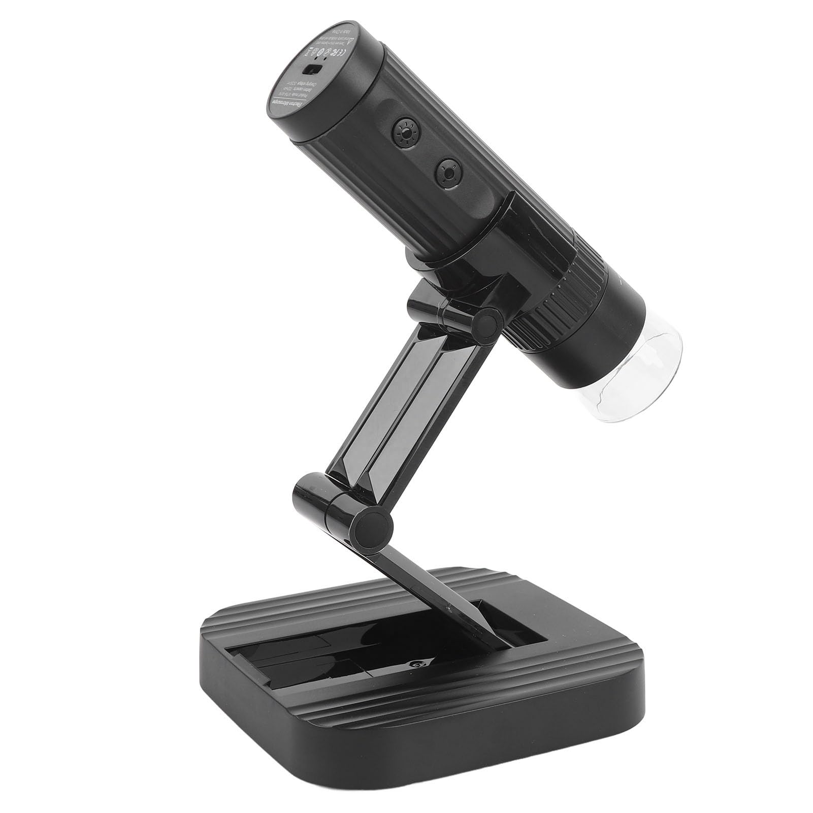 Fabater 1080P-Digitalmikroskop mit Stabilem Ständer und 8 LED-Leuchten für Hobbyisten und Studenten, Kabellos über USB Wiederaufladbar, 50- Bis 1000-fach