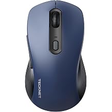 TECKNET Bluetooth Mouse for Laptop, Tri-Mode Wireless Mouse for MacBook