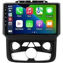 8+256GB 8Core Upgrade Radio for Dodge Ram 1500 2500 3500 2013-2018 Auto AC Stereo Dash Kit,9" IPS Touch Screen Head Unit GPS Navigation with Car-Play & Android Auto/SWC/DSP/Rear View