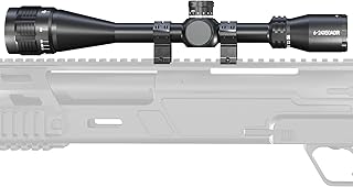 6-24x50 lR Rifle Scope, 5 Level Red and Green lluminated with Zero Reset, 1/4 MOA SFP Riflescope withScope Mount - HUBSHOOTER