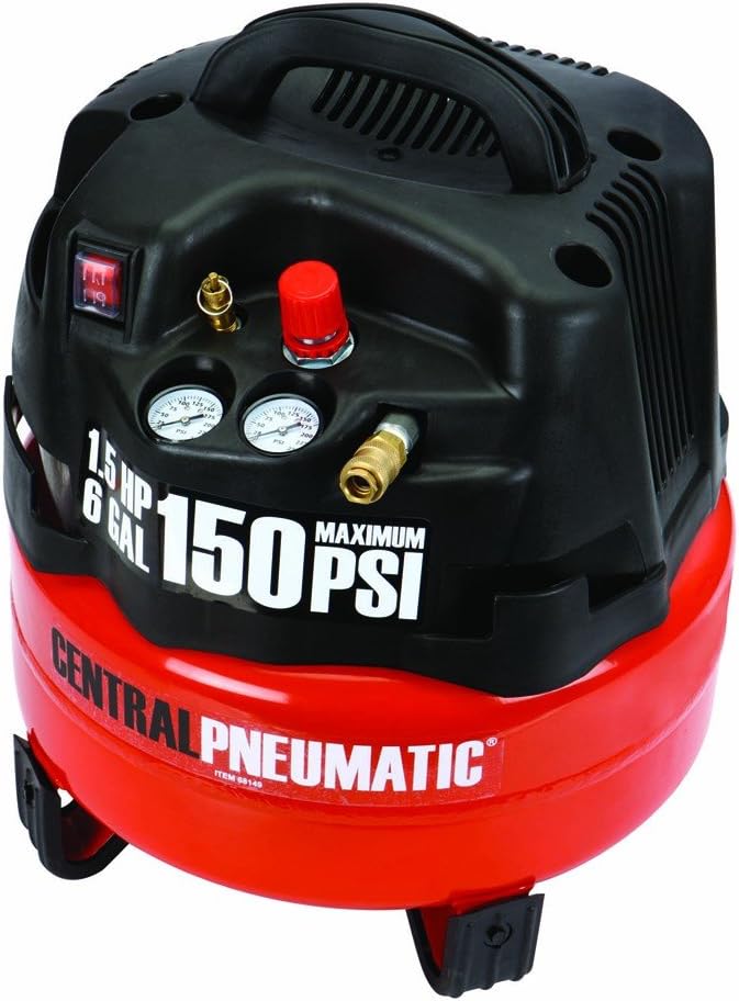 6 gal. 1.5 HP 150 PSI Professional Air Compressor