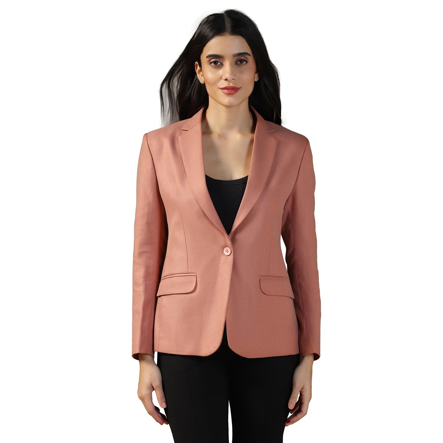 tahvo Blazer for Women - Stylish Checked Tweed Blazer Set, Slim Fit Formal Business Casual Wear-picture-36