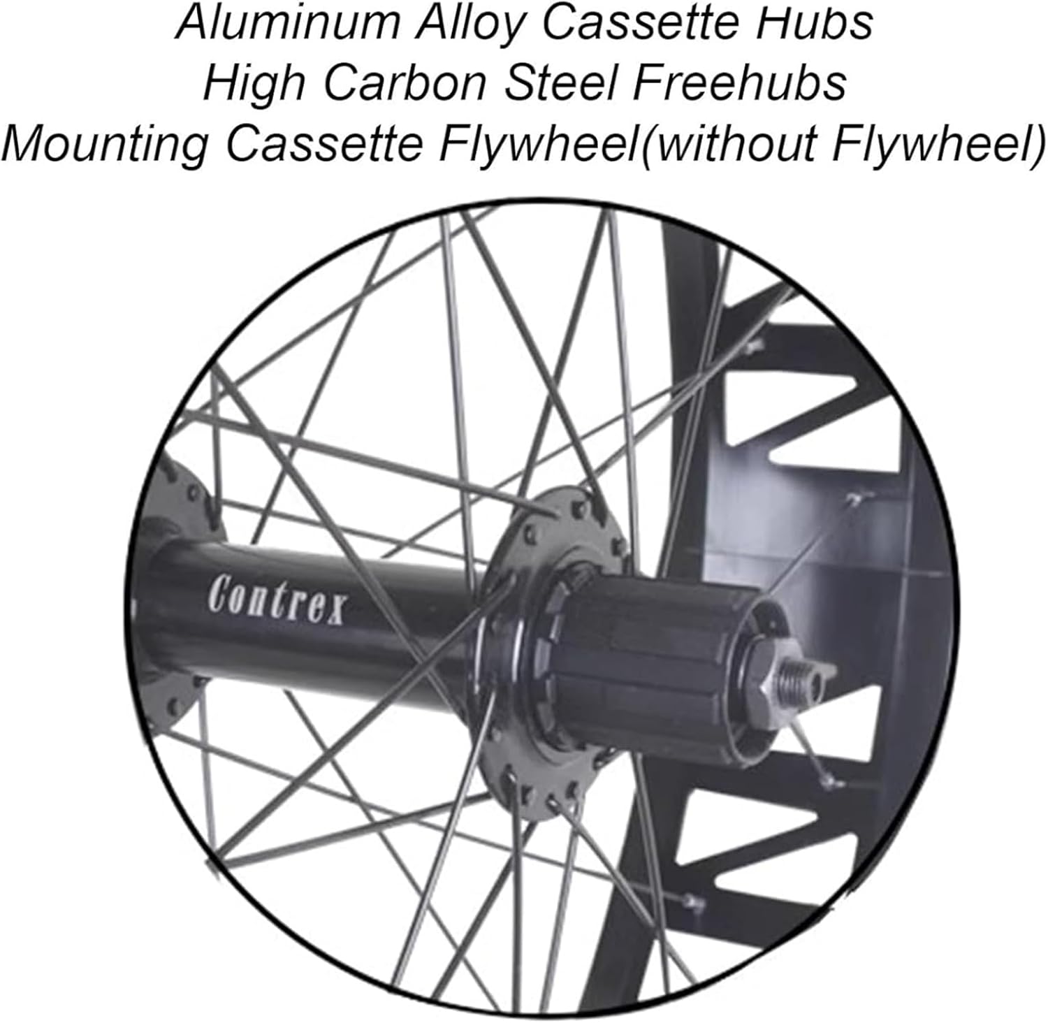 26in X 4.0/4.9''Fat Bike Rims Snow Bike Rear Wheel 36 Hole Bearing Cassette Hub Aluminum Alloy Wheelset Disc Brake Quick Release 135/190mm for 7-12 Speed