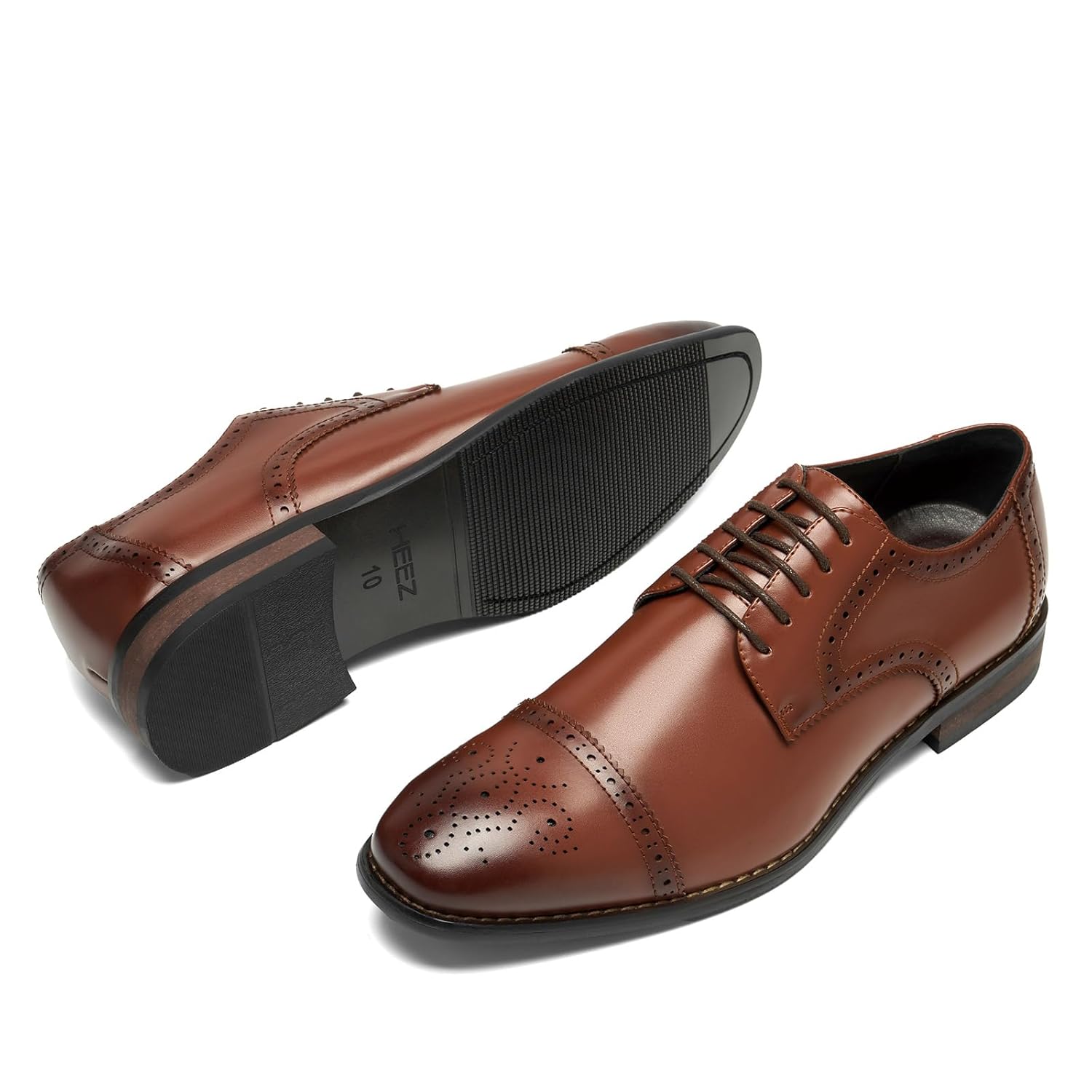 HEEZ Sapatos sociais masculinos, bico clássico Oxford para homens antiderrapantes, sapatos Derby confortáveis com cadarço para trabalho formal de negócios, casamento,… em promoção! Veja a oferta e mais achadinhos de Sapatos 5 Hoje é o melhor dia para comprar HEEZ Sapatos sociais masculinos, bico clássico Oxford para homens antiderrapantes, sapatos Derby confortáveis com cadarço para trabalho formal de negócios, casamento,… com aquele preço maroto! Promoção! Aproveite a oferta! 5