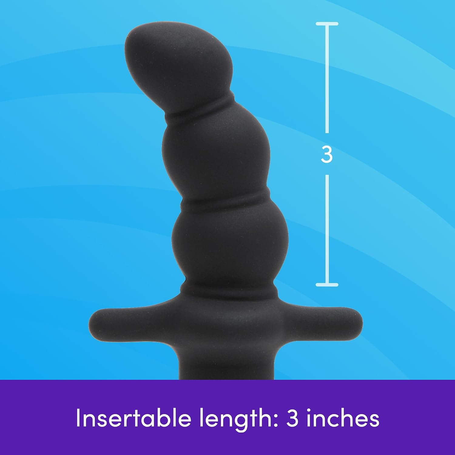 Lovehoney Pleasure Probe Vibrating Prostate Massager Adult Sex Toys for Men, Women & Couples | Bulbed Anal Vibrator with Removeable Bullet Vibrator | Curved Silicone Butt Plug Anal Dildo with 10 Modes
