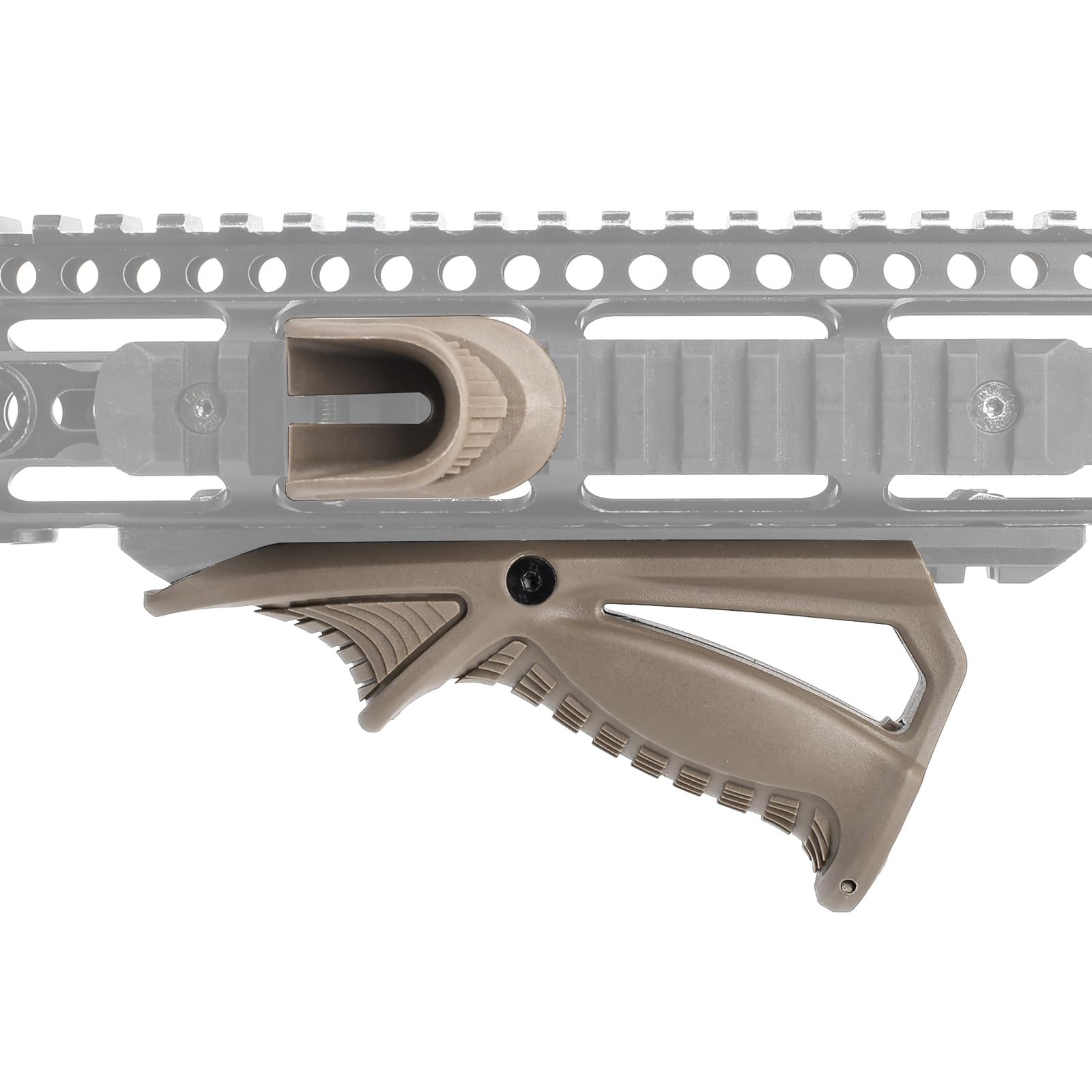 SBGJMY Tactical Angled Fore Grip Foregrip with Thumb Rest,Front Grip for 20mm Picatinny Rail System