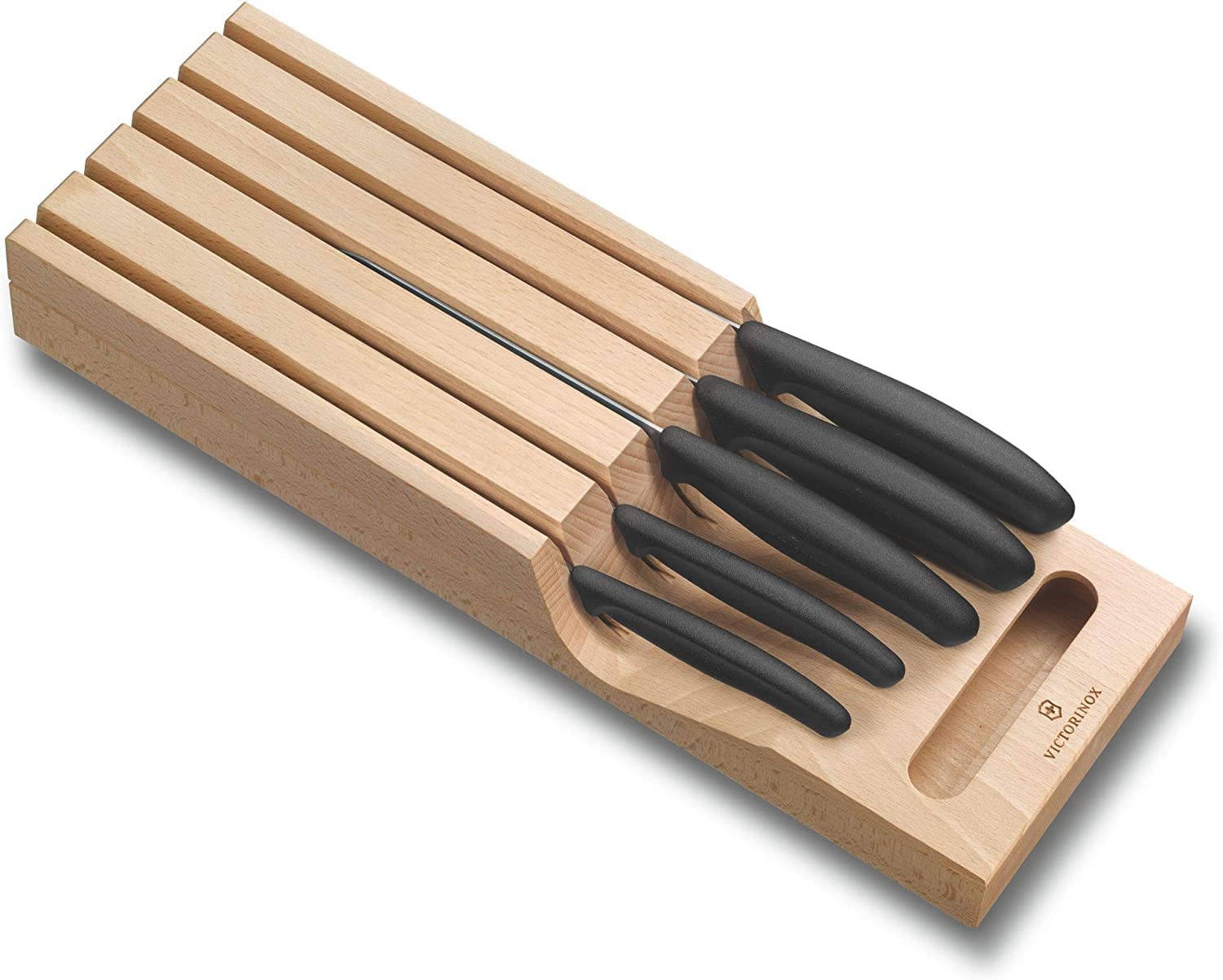 Victorinox Swiss Classic Block Sets, 6-Piece Set with in-Drawer