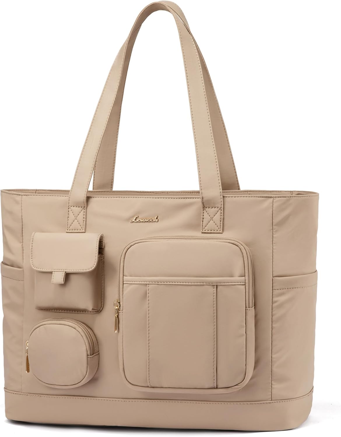 LOVEVOOK Laptop Tote Bag for Women Work, Teacher Tote & Nurse Bags with Zipper for Travel, Daily, College, Womens Purse