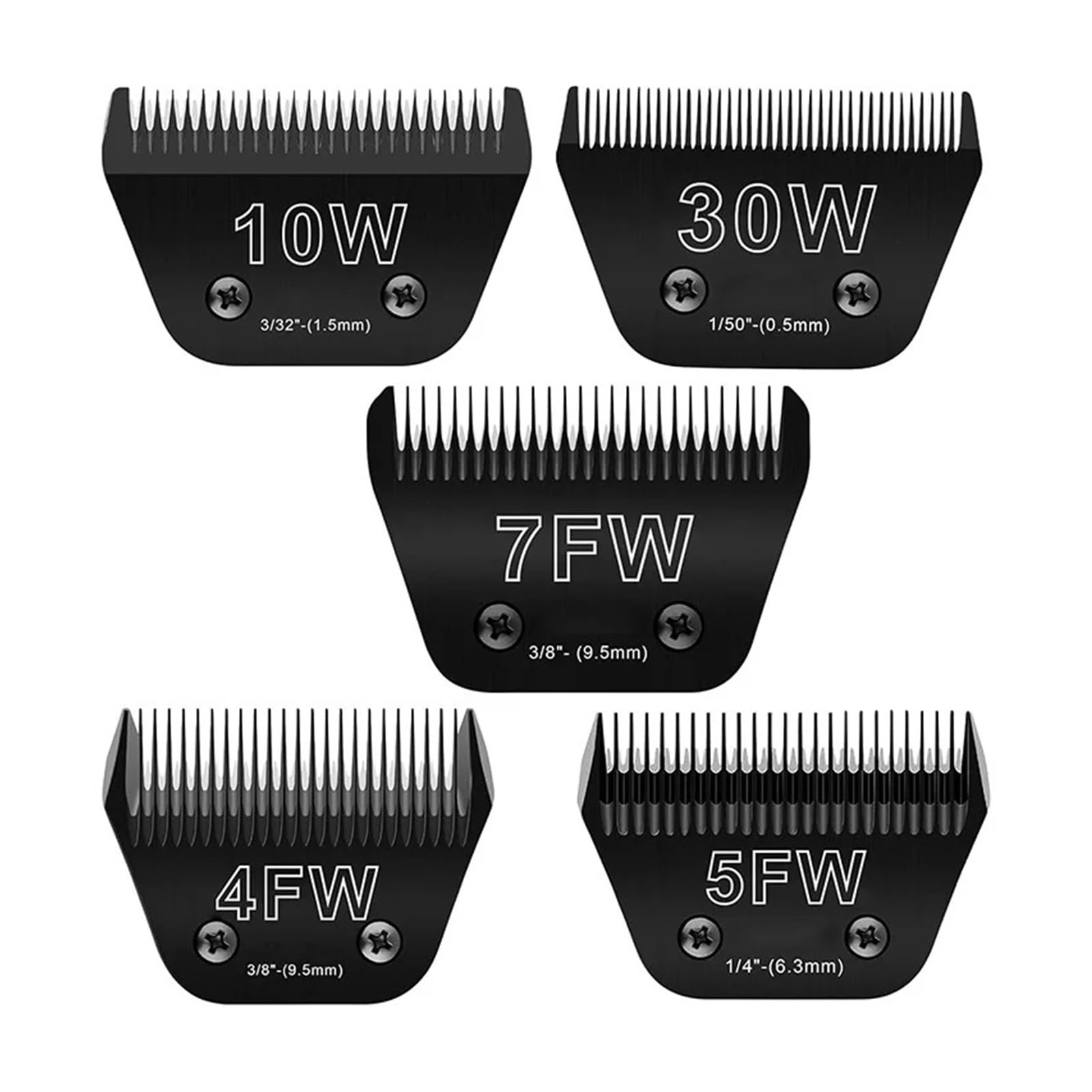Cuchillas Anchas For Peluquería Canina, Compatibles Con Andis, Oster Y A5. Fácil Limpieza.