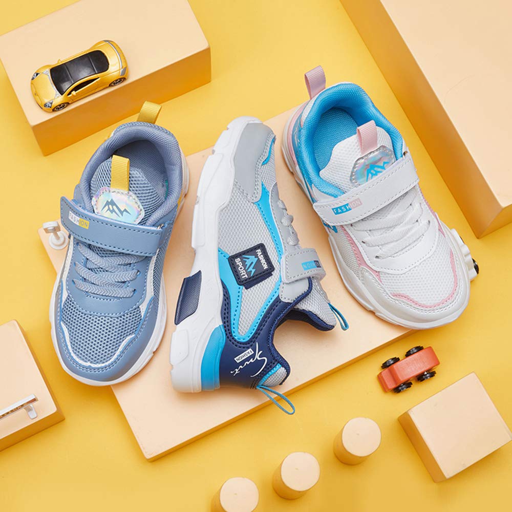 Basket Enfant Garcon Basket Fille Mode Respirant Sport Runing Shoes Chaussures de Sport et Course Confortable Kids Sneakers Unisexe 26EU-37EU