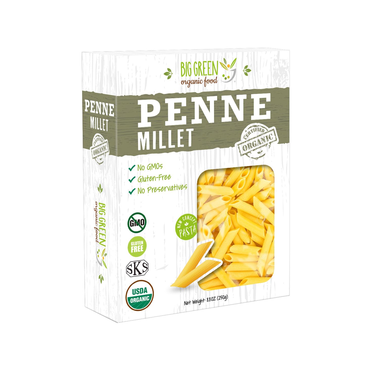 Green Organic Millet Penne Gluten-Free, Bhutan Ubuy