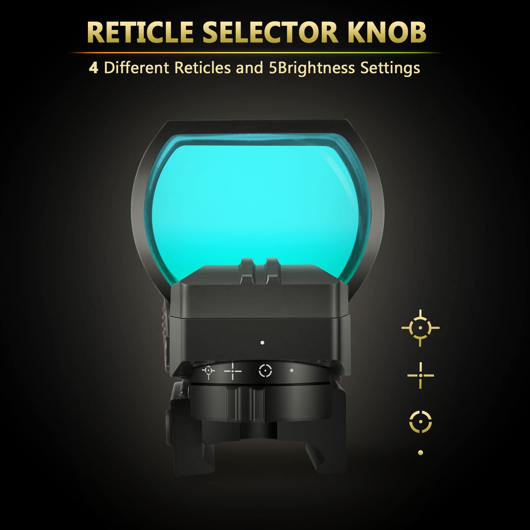 SOROVEE HD119 Reflex Sight,Holographic Red Dot Sight with 4 Different