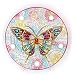 Yobeyi DIY Diamond Painting Lamp with LED Lights Full Drill Crystal Drawing Kit Bedside Night Light Arts Crafts for Home Decoration or Christmas Gifts 6.0x6.0inch (Butterfly-B)