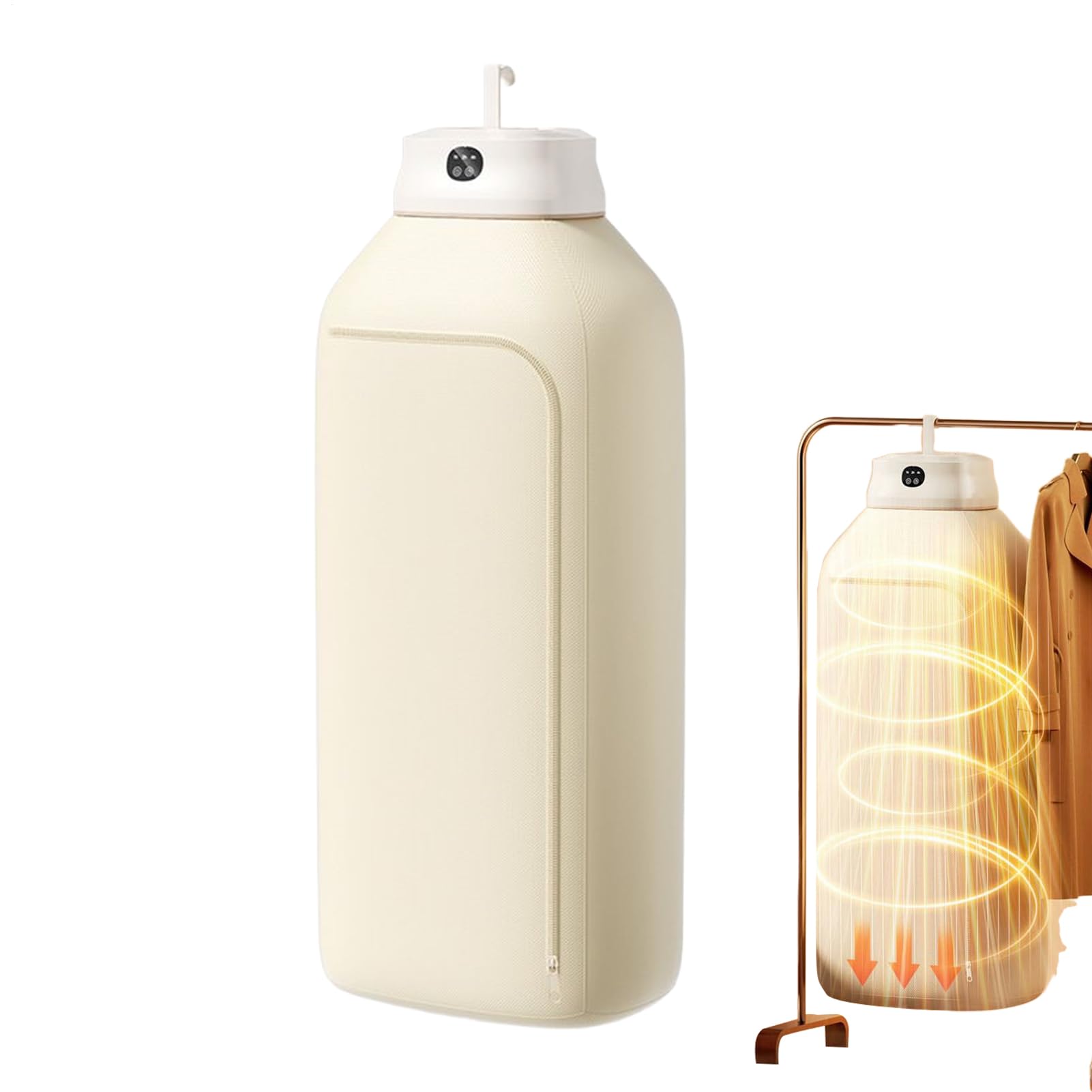 Secadora de Ropa | Secadora Eléctrica Plegable 400W con Temporizador - Máquina Secado Silencioso Para Jeans Ropa Hogar Casa Viaje Camping