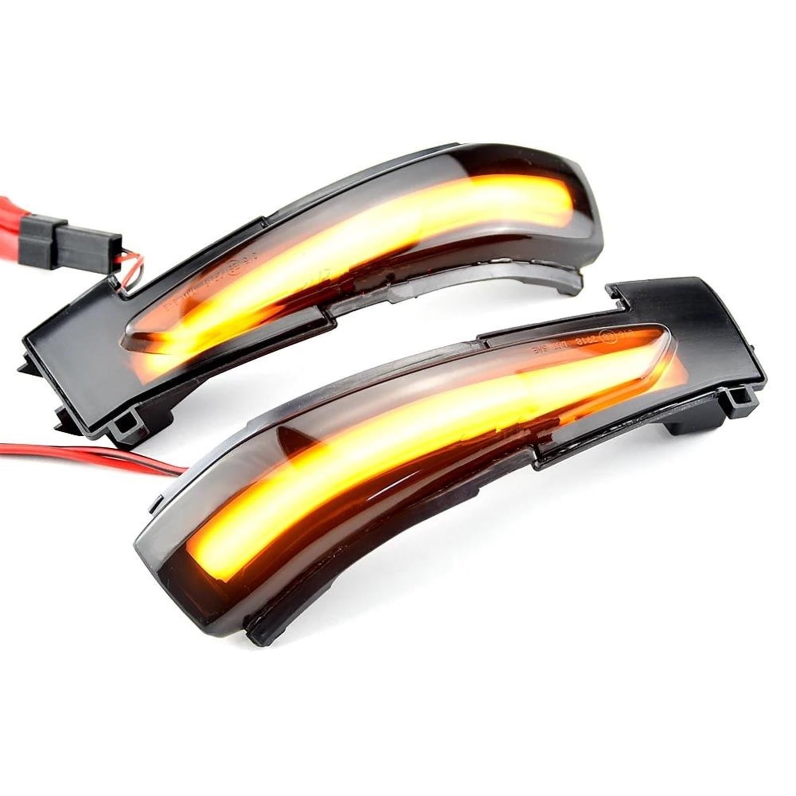 NVBHOF Intermitente Lateral 2 Uds LED Dinámico Espejo Retrovisor Indicador De Luz De Señal De Giro 6325J4 6325J5 Para Citroen DS5 Para C4 2010-2017 Luz Intermitentes