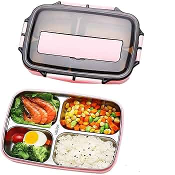 304ステンレス製 保温弁当箱 セット*17 Amazon | 保温弁当箱 304ステンレス 格分けランチボックス 水を