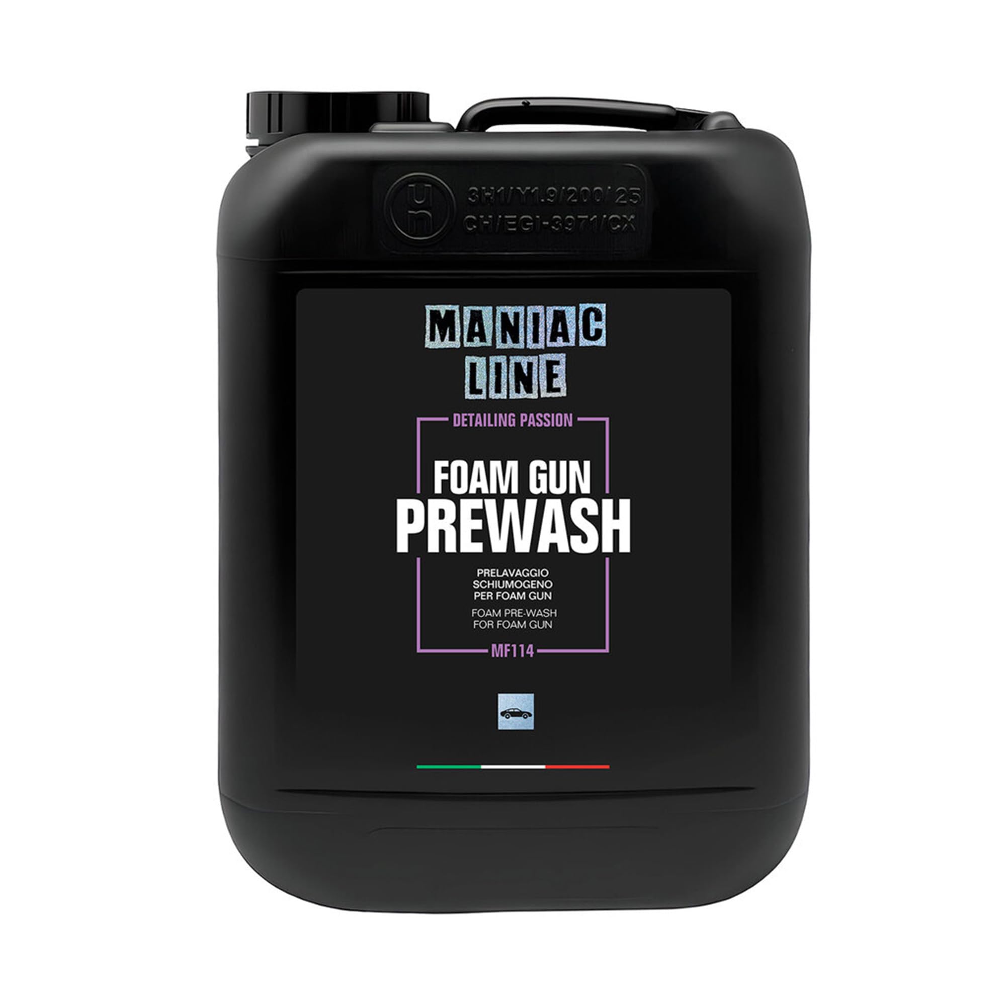 Mafra - Maniac Car Detailing Line, Format 5L, Foam Gun Prewash, Płyn do mycia pianowego idealny do myjni z pistoletem pianowym
