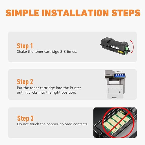 Miniatura 4 de hehua Cartucho de tóner compatible MP 501 601 para Ricoh 407823 MP 601 MP 501 para SP 5300dn MP 501SPF MP 601SPF 5300 SP 5310dn (25,000 páginas,