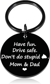 Back to School Gifts for Son Daughter Students Gifts from Mom Dad Mother To Son Him Teens Christmas Stocking Stuffers Adult Men Teenage Boys Kids Birthday Graduation Going To College Keychain Gifts