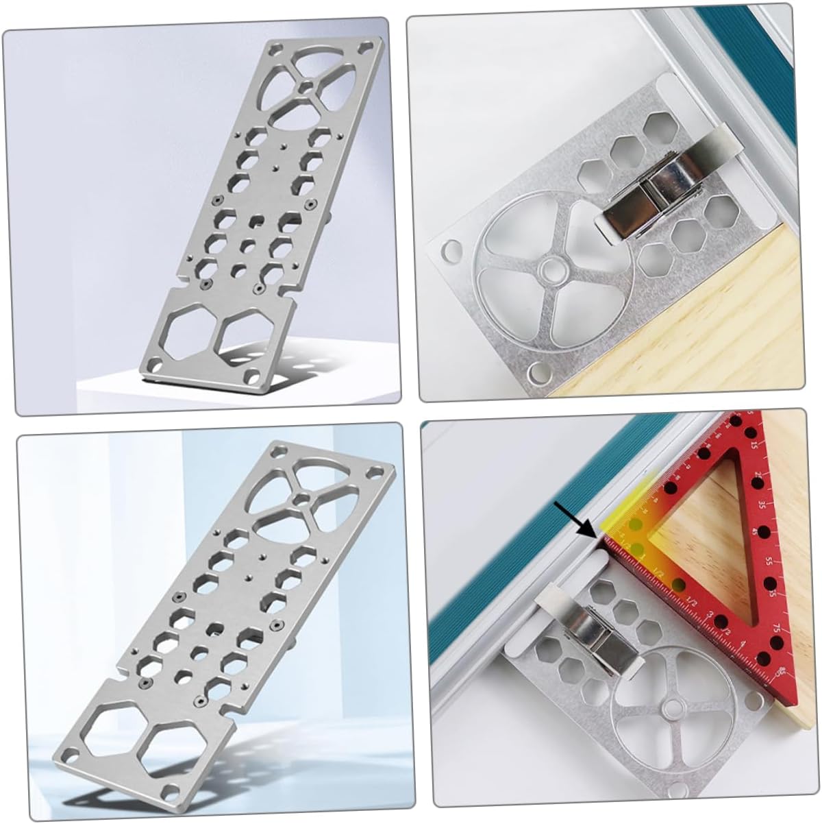 ORFOFE Circular Saw Guide Rail Track Saw Angle Tool Precision Cutting for Woodworking Construction Projects
