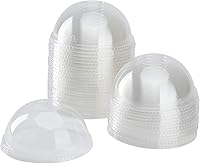 Vista 3 de Karat C-KDL626-WHU Tapas de cúpula de 98 mm con agujero ancho (Caja de 1000)