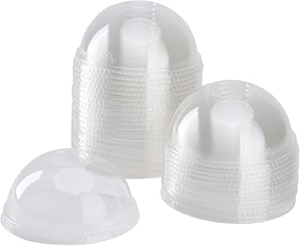 Karat C-KDL626U 98mm PET Dome Lids Case of 1000