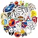 Maxon - 100 Pcs Cool Cute Vinyl Waterproof Stickers for Water Bottles, for Guitar,for Laptop, Travel Case, Car, Skateboard, Motorcycle, Bicycle Decal