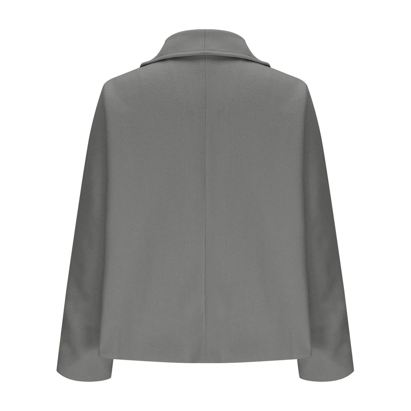 Cappotti Donna Corte Invernale Giacca in Lana Giacche Oversize con Doppio