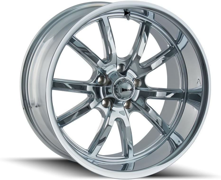 RIDLER 650 Chrome Wheel (17 x 8. inches /5 x 120 mm, 0 mm Offset)