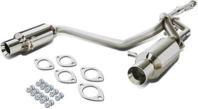Auto Dual Rolled Muffler Exhaust System