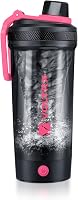 VOLTRX Elektromos Protein Shaker 680ml - USB-C Tölthető Turmixgép Rózsaszín, BPA-mentes Tritan Anyagból, Fehérjeturmixokhoz 1