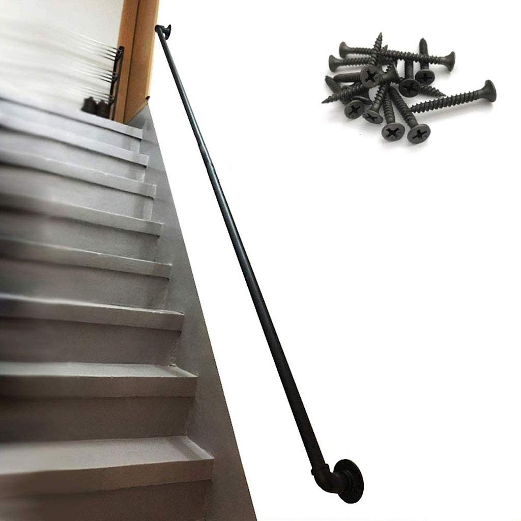 Rampe d'escalier en fer forgé pour éviter les chutes dans les escaliers