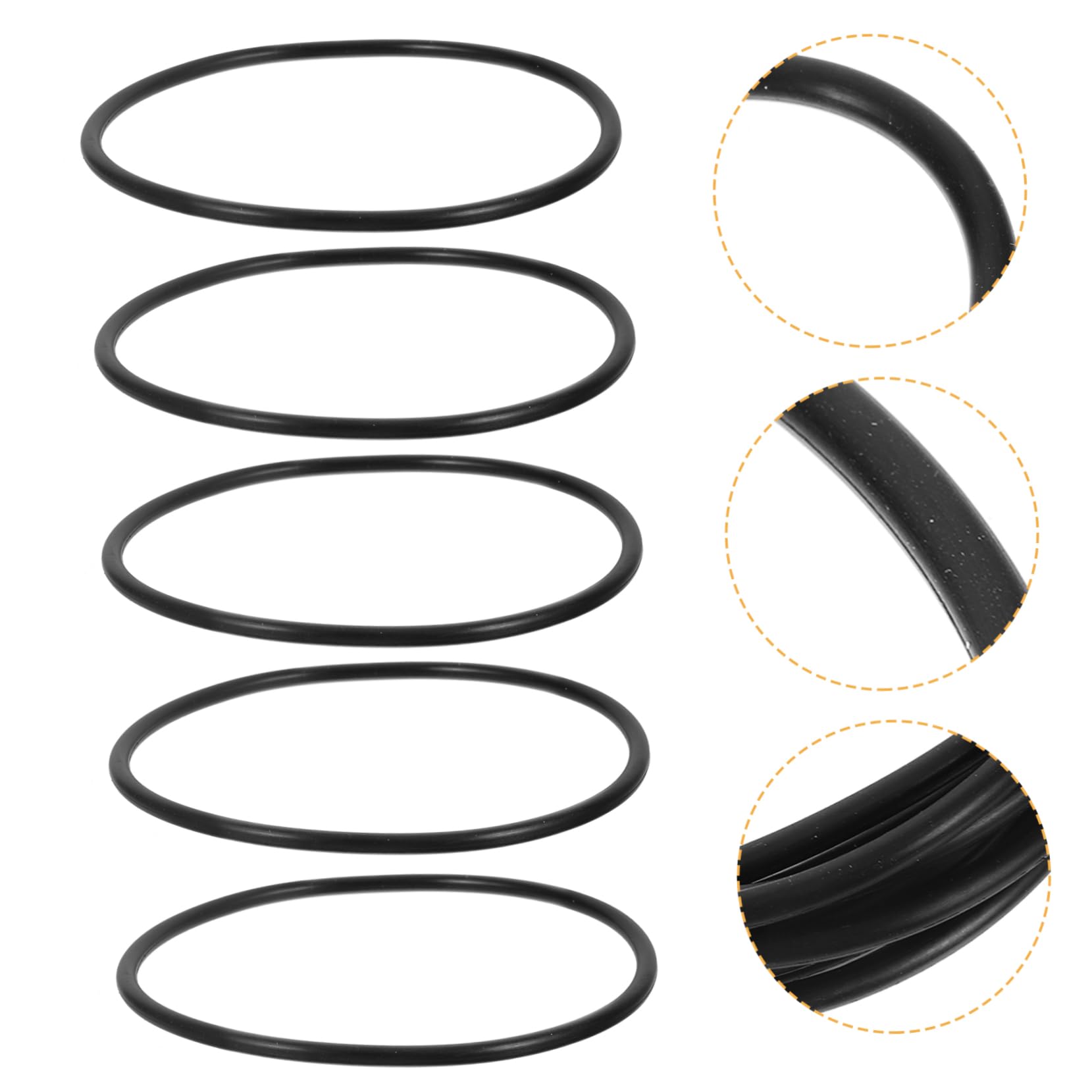 TOPBATHY 5 Set Guarnizioni Per Filtri Acqua Kit Assortito Rondelle Per Purificatore Acqua Resistente All Olio E All Usura Compatibile Con Alloggiamenti Per Filtri E Membrane Ro 10 Pezzi*5
