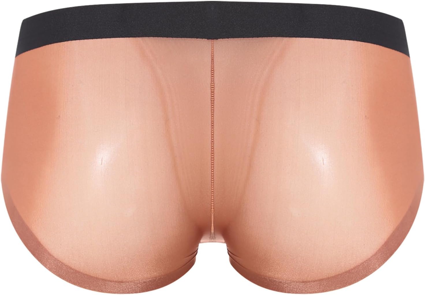 Agoky Mens Low Rise See Through Girly Lingerie Bulge Pouch Boxer Briefs Underwear Sheer Breathable Briefs