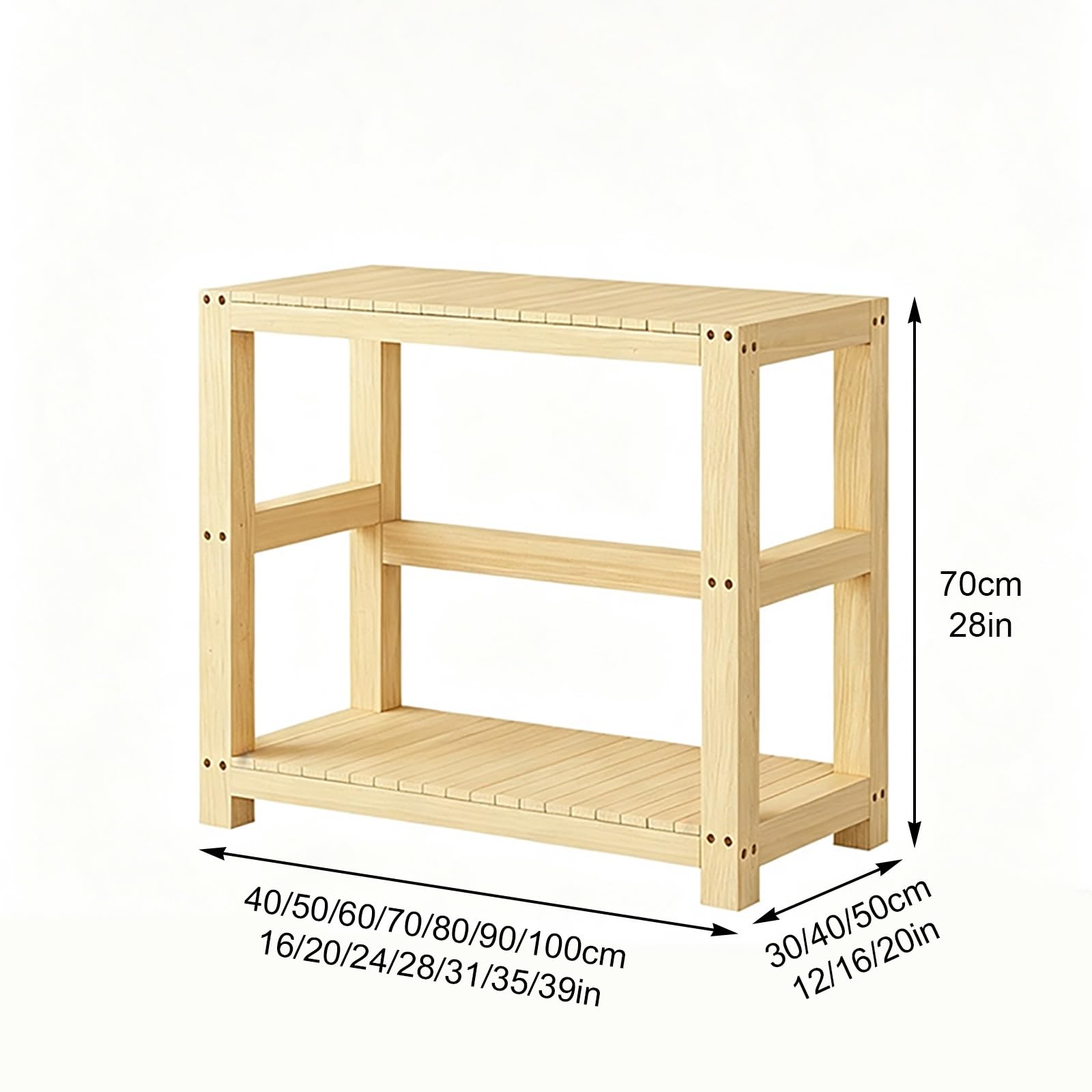Soporte para Acuario de Madera Maciza, Soporte para Pecera