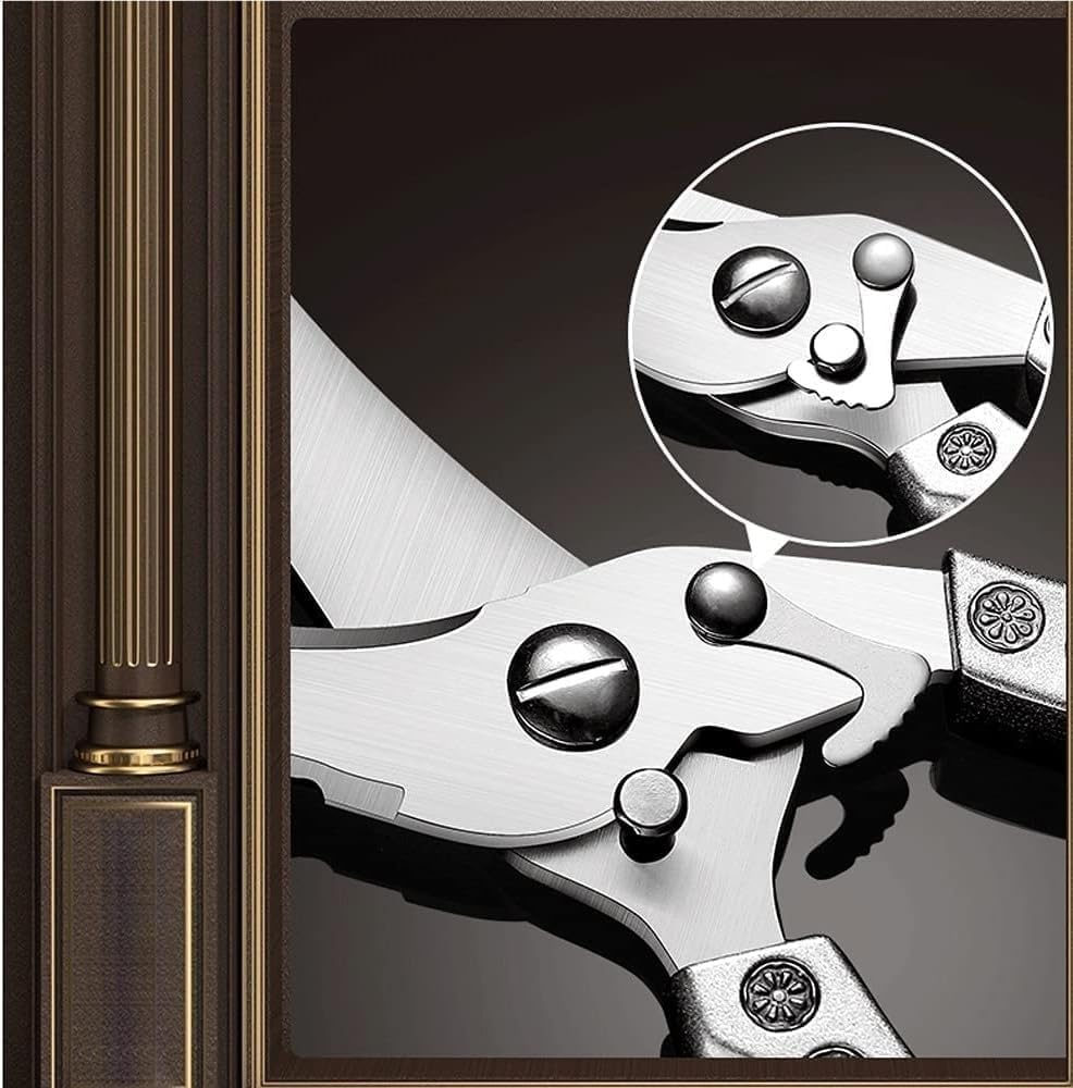 Kitchen Shears, Stainless Steel Kitchen Scissors Heavy Duty, Multifunctional Poultry Shears Spring-Loaded Food Scissors