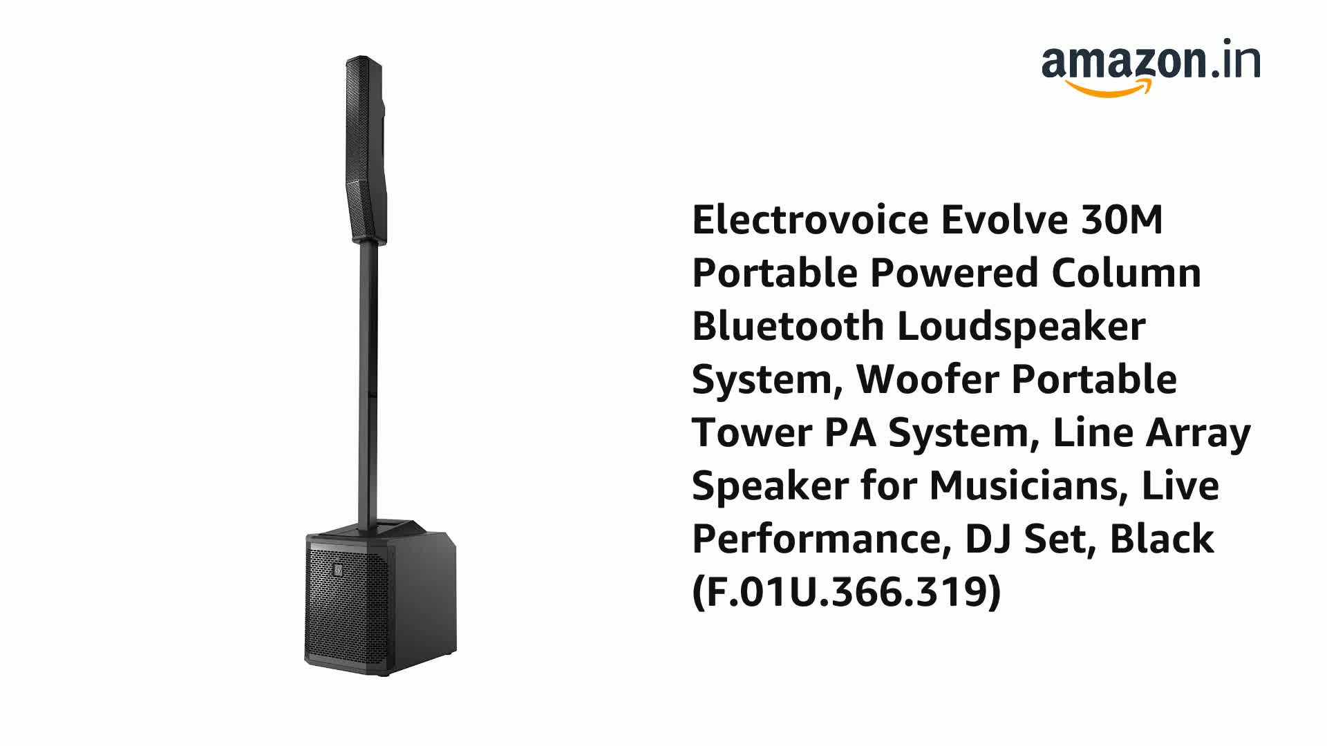Electrovoice Evolve 30M Portable Powered Column Bluetooth