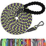 NTR Long Leash for Dog Training, 30FT Dog Leashes for Large Breed Dogs with Swivel Lockable Hook and