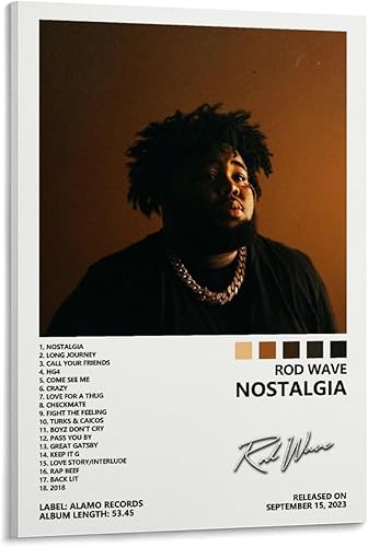 BIARA Póster con diseño de ondas de barra, pósteres de Nostalgia, para habitación, estética, lienzo, arte de pared, decoración de dormitorio, 12 x