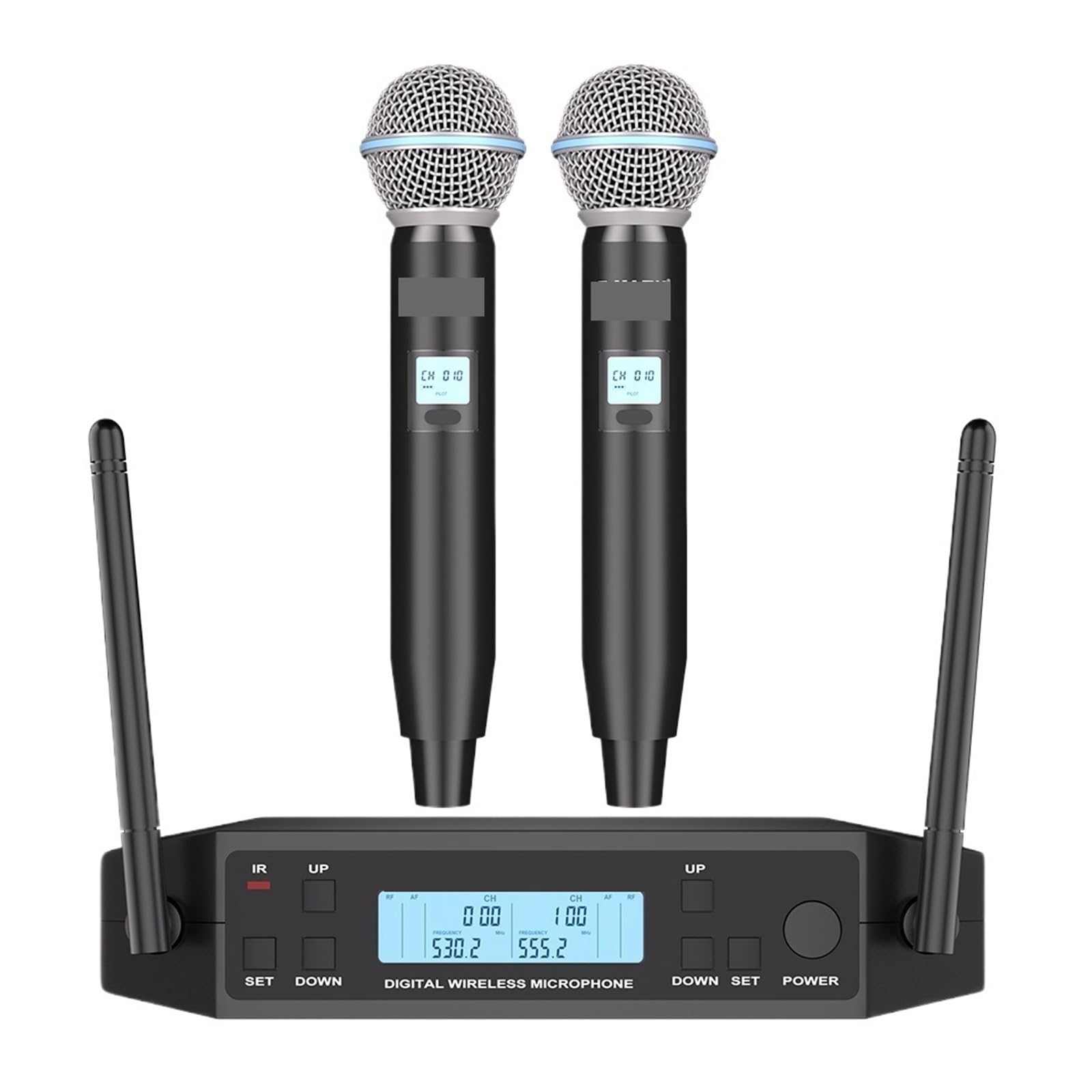 Microfono Senza Fili Professionale UHF Palmare For Discorso Sul Palco Spettacolo Di Nozze Band Festa A Casa Chiesa Riproduzione Chiara Del Suono