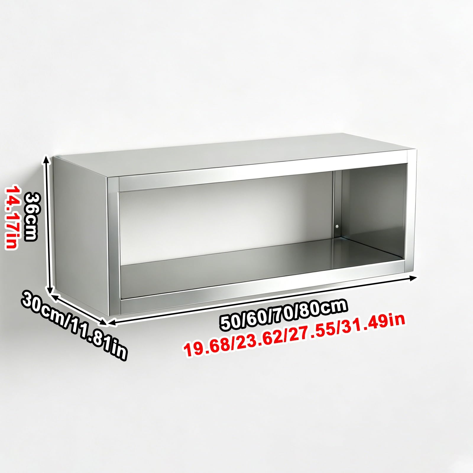 Mehrzweckschrank Metall Werkstatt Belastbarkeit bis 200 Kg 0,6 mm Edelstahl