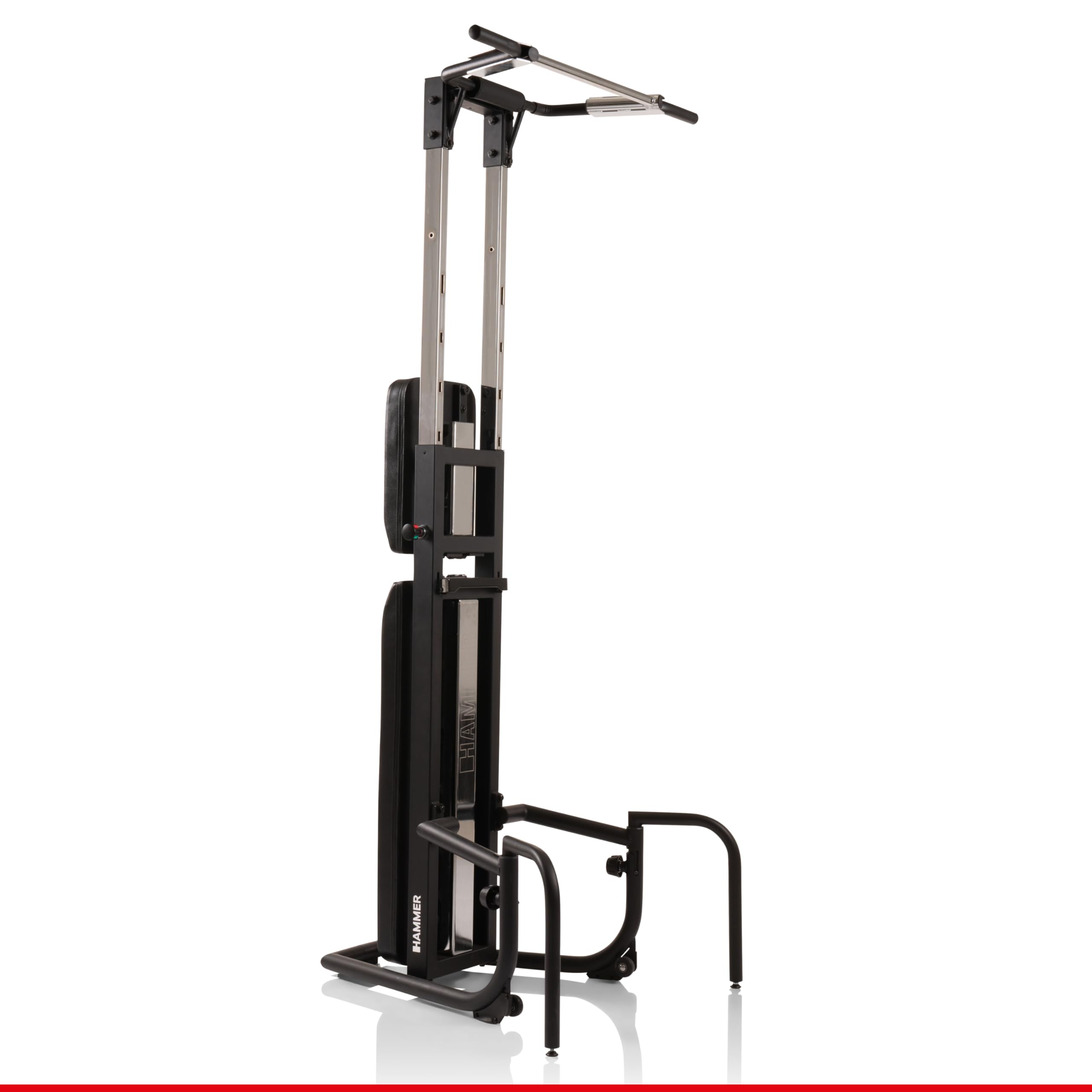 HAMMER Trainingsstation Bench Pullup und Dip, 3 in 1 Bench, höhenverstellbar bis 223 cm