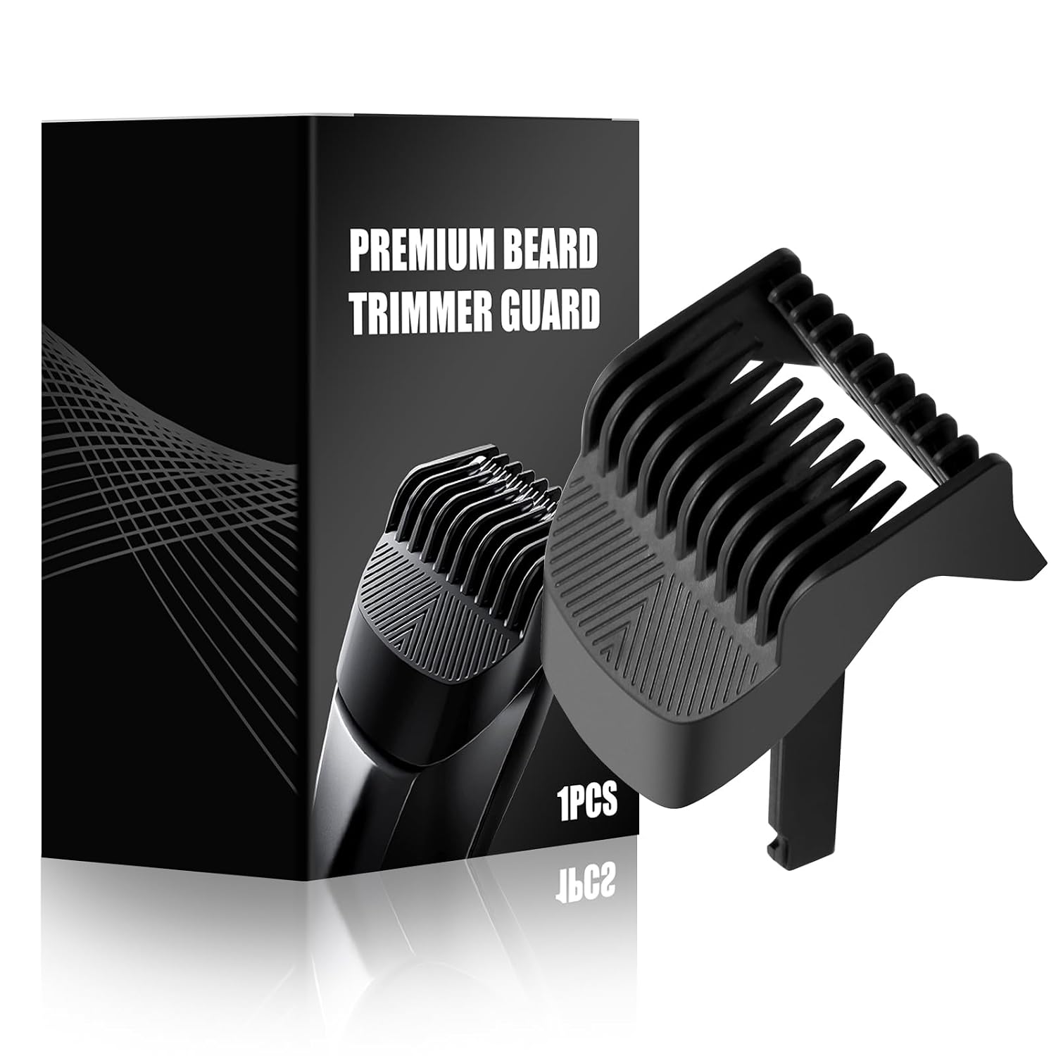 Professional Beard Trimmer Guards Guides Fit for MANSCAPED THE BEARD HEDGER Guard, Snap-In Replacement Guards Comb- From 1/32-1/4 inch for Manscaped The Beard Hedger Beard Trimmer