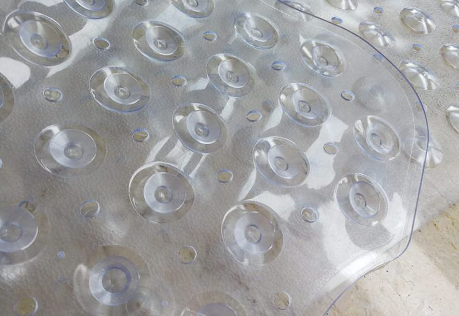 Tappetino Doccia Antiscivolo DoDuo 100x40 Cm | Con Ventose, Resistente Alla Muffa, In PVC - Foto 9