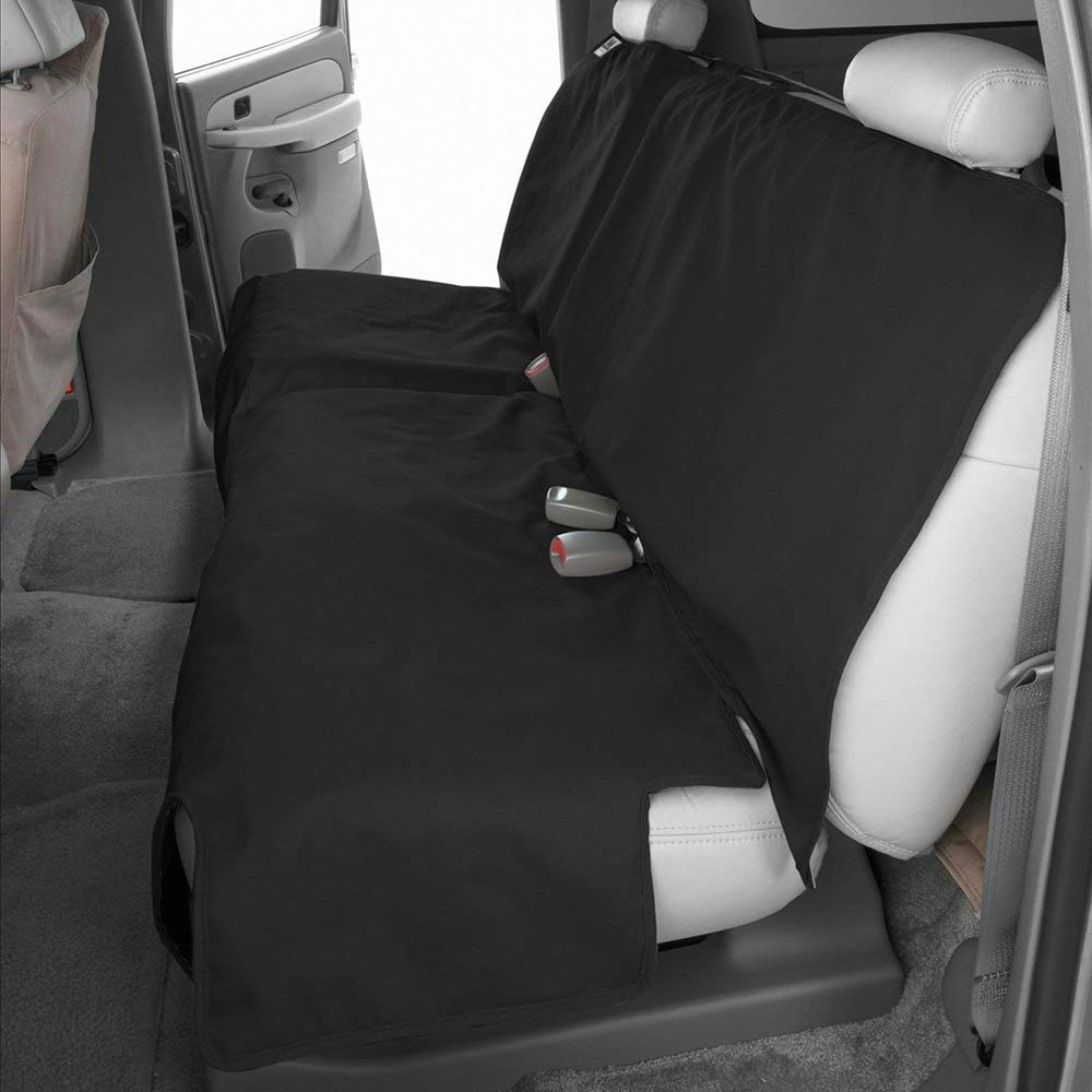 Canine Covers Econo Plus 2nd Row Semi-Custom Fit Seat Protector - Polycotton (Black)